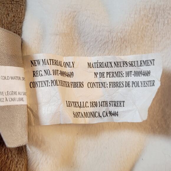 Levtex Baby Deer Security Blanket Lovey 11" Beige Plush Comfort Blanket Plushie - Picture 15 of 16